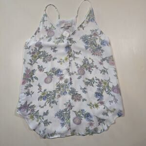 Loft Women's Dainty Floral Print Sleeveless Tank Top Size XS New with Tags